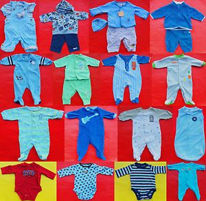 22pcs Carter's etc Baby Boy's Fall Winter Spring Clothing Mixed Lots Size 0 3M