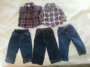 Boys Toddler Clothes 12 18 Months EUC Gymboree and Old Navy Shirts and Pants