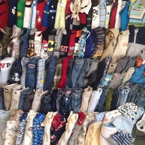 103 Piece Mixed Item Clothing Lot Baby Boy NB 18M Newborn Tops Bottoms More