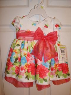 Bonnie Baby Dress 3 6 Months Easter Beautiful 2 Piece Diaper Cover