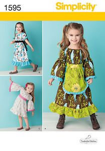Sewing Pattern Make Girl's Boutique Style Dress Toddler 1 2 Child 8 Clothes