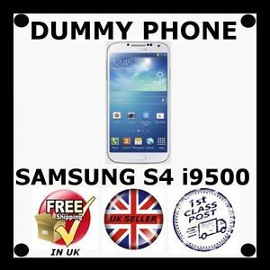 Dummy Mobile Cell Phone Samsung Galaxy S4 White I9500 Display Toy Fake Replica