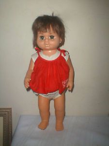 1961 Adoreable Vtg Chatty Baby Doll Original Clothes