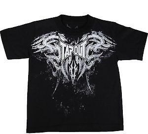 Tapout Toddler Corruption Out T Shirt Black Kids Tee