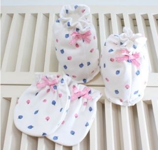 DIY Clothes Cotton Scratch Mittens Unique Gifts for Newborn Girls Baby Infants