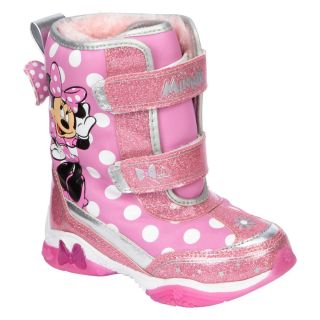 Disney Minnie Mouse Fall Winter Boots Shoes Toddler Girls Sizes 6 7 8 9 10