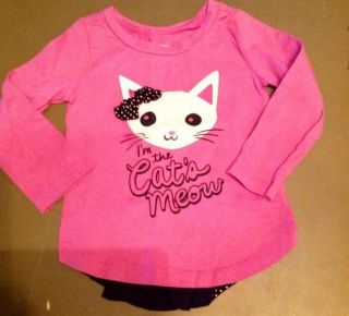 Girls Baby Gap Cat Shirt Size 18 24 Months Clothes