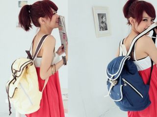 New Girl Fashion Canvas Schoolbag Bookbag Satchel Backpacks Cute