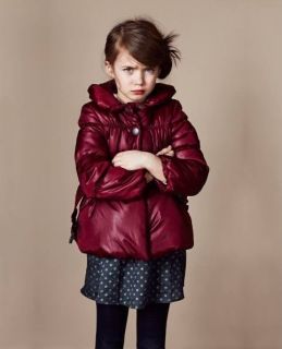 Jean Bourget Plum Winter Jacket Coat Parka Girls 2A 86 2T 
