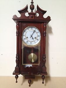 Kassel Antique Clocks Brookwood Wall Clock w Chimes