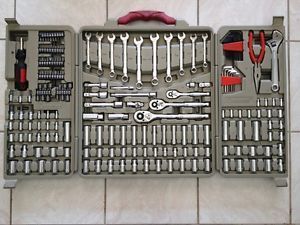 New Master Tool Kit Professional Mechanic Shop Set w Case Car Auto Home Repair