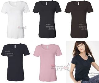 Bella Ladies Short Sleeve Modal Blend T Shirt 8422 s XL Modal Supima Spandex