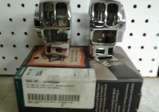 Harley Davidson Chrome Switch Housings Covers Set Touring with Cruise Control