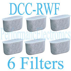 6X Cuisinart DCC RWF Charcoal Filter Coffee Maker Water Filters DCC RWF 2