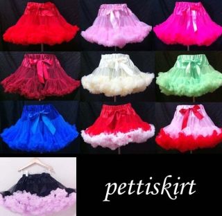 New Pettiskirt Tutu Dress Skirts Kids Girls Baby 1 8 Y Free Flower Headband