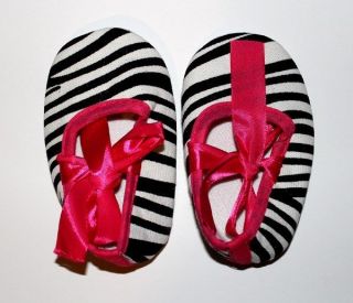 Wild Baby Girl Safari Animal Print Dress Crib Shoes Pink Zebra Cheetah