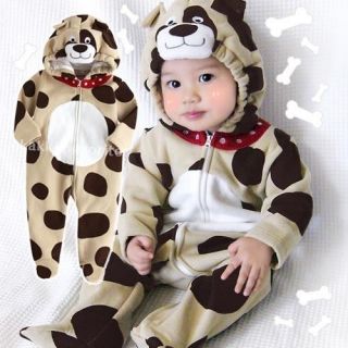 Made in Korea Spotted Dog Girl Boy Unisex Baby Infant Cotton Clothing anm 005