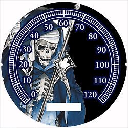 Custom Speedometer Face for A Harley Davidson Softail Dyna Wideglide