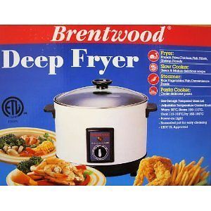 New Great Deal Brentwood TS 220 Deep Fryer Slow Cooker Steamer Pasta Cooker