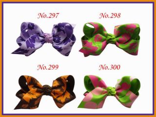 30 Blessing Girl Costume Boutique 3 5 inch ABC Hair Bows Clip 338 No A6B