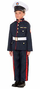 Formal Marine US Military Uniform Costume Child