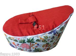 Red Baby bean bag chair Kids bed Baby bouncer Top Quality 51