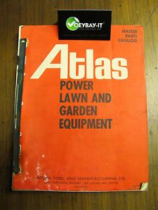 Atlas Power Lawn Garden Equipment Master Parts Catalog
