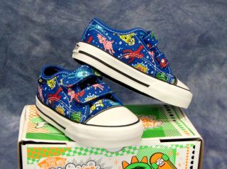 New Vans Yo Gabba Gabba Bigschool Blue Boys Shoes Toddlers Szs 5 5 5 6