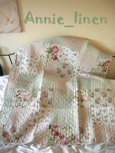 65 Off Annie Green Country Cottage Print Patchwork Sofa Chair Bed Throw Blanket