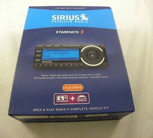 New Sirius Starmate 5 ST5TK1 Satellite XM Dock and Play Radio Plus Vehicle Kit 884720011085