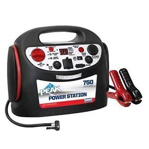 Peak Amp Power Station 750 Amp Portable Source Car Auto Charger Tire Inflator