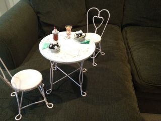 American Girl Bistro Table and Chairs
