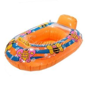 Inflatable Baby Child Safety Seat Float Raft Chair Water Fun Pool Lake Swimming