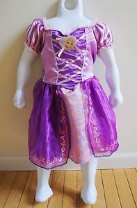 Disney Princess Tangled Rapunzel Halloween Toddler Girl Costume Dress 2T 3T 4T