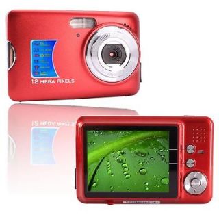 New Video Recorder Digital Camera DC 520 2 7” TFT LCD Screen 12MP Red