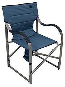 Alps Mountaineering Camp Chair Blue Portable Folding Camping Hunting 425 lb Cap
