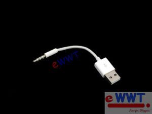 100mm Sync Charger USB Data Transfer Cable for iPod Shuffle 4th Gen 4 GJUC055