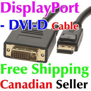 15FT10FT6FT3FT Display Port DP DisplayPort DVI Best  Cable Networking Bag