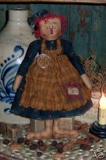 Primitive Raggedy Ann Grungy Annie Rag Doll Pattern 315