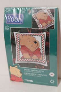 Disney Winnie The Pooh Counted Cross Stitch Christmas Ornament Kit New