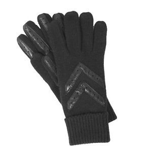 Isotoner Womens Stretch Knit Driving Gloves Black One Size
