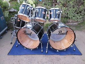 Pearl MLX Maple 6pc Double Bass Drum Set Kit Drumset Dual 24" Kicks Masters