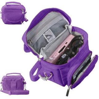 New Luxury Purple Travel Case Carry Pouch Bag for Nintendo 3DS DS Lite DSi XL