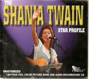 Shania Twain Star Profile Documentary CD and 100 Page Full Color Book 658926855725