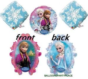 Disney Frozen Balloons Set Birthday Party Supplies Decorations Snowflake Girls