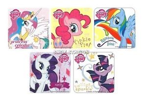 10 Glitter My Little Pony Stickers Girl Party Goody Loot Bag Filler Favor Supply