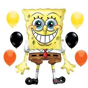 46" Spongebob Squarepants Airwalker Jumbo Balloons Set Birthday Party Supplies