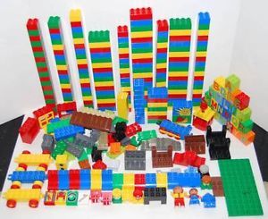 Huge Lot of Lego Duplo Assorted Pieces People Chairs Bases Vehicles 300
