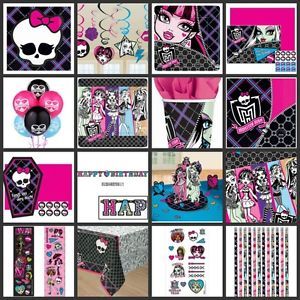 Monster High Birthday Party Supplies You Pick Set Kit Favors Plates Napkins