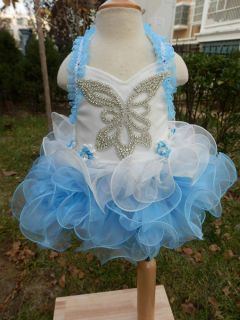 Infant Toddler Baby Kids Children Girl's Pageant Bridal Clothing DRESS1 2T G028